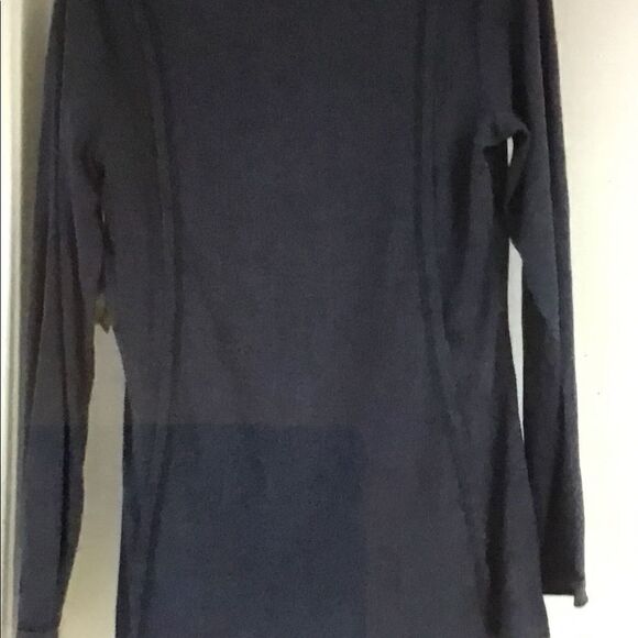 ONE WORLD Heather Blue Sequin Soft Knit Top Sz S - Picture 2 of 3